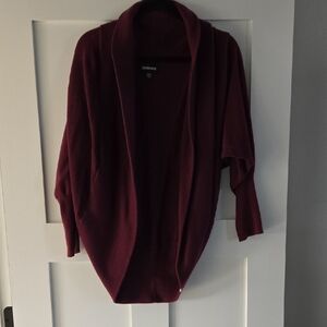 Betabrand Deep Red Women's Cardigan